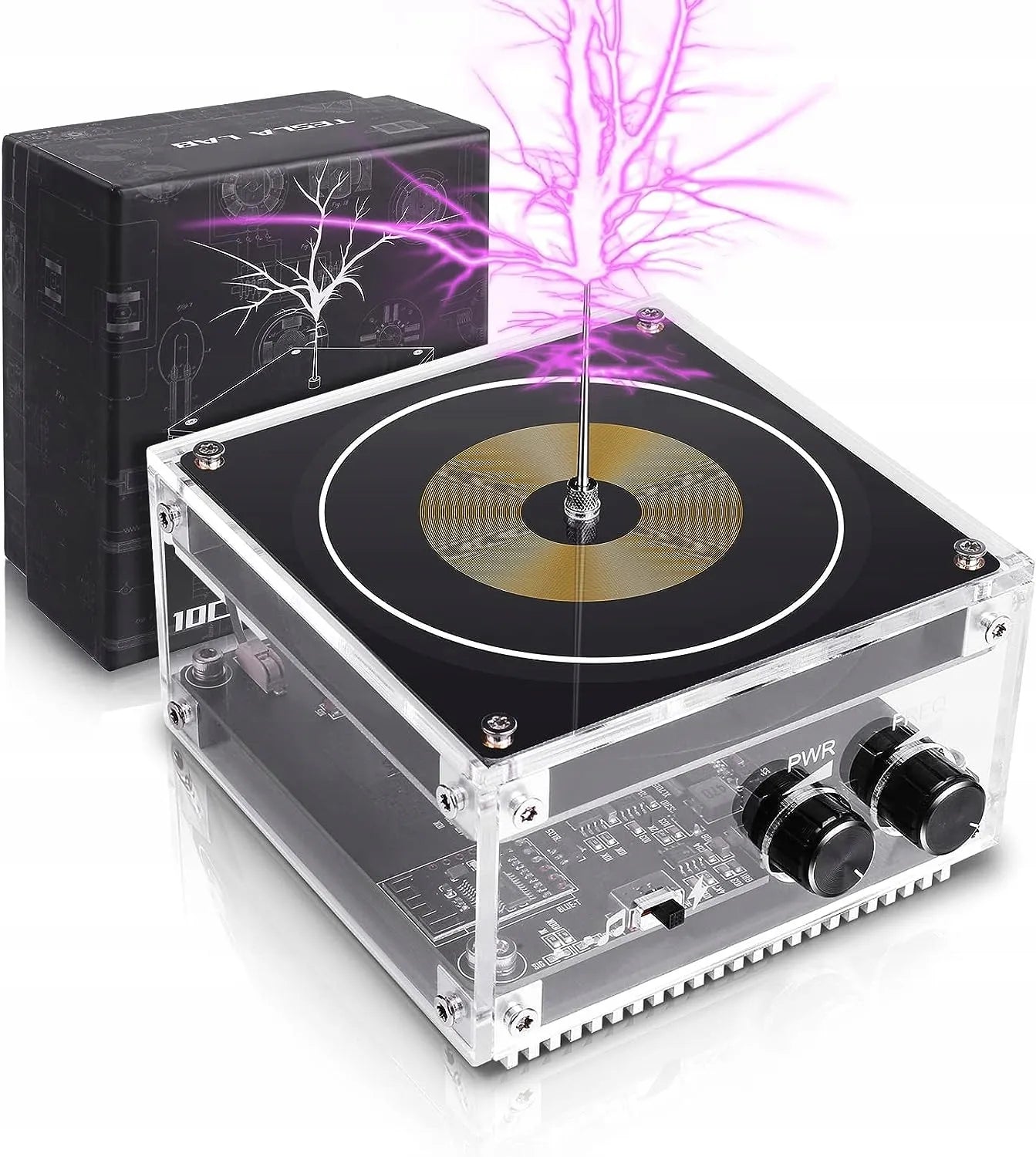Garso elektronikos muzikos Teslos ritės modulis