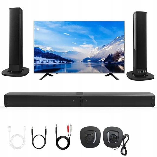 Garso juosta su nuimamu RGB garsiakalbiu televizoriui, USB, HDMI