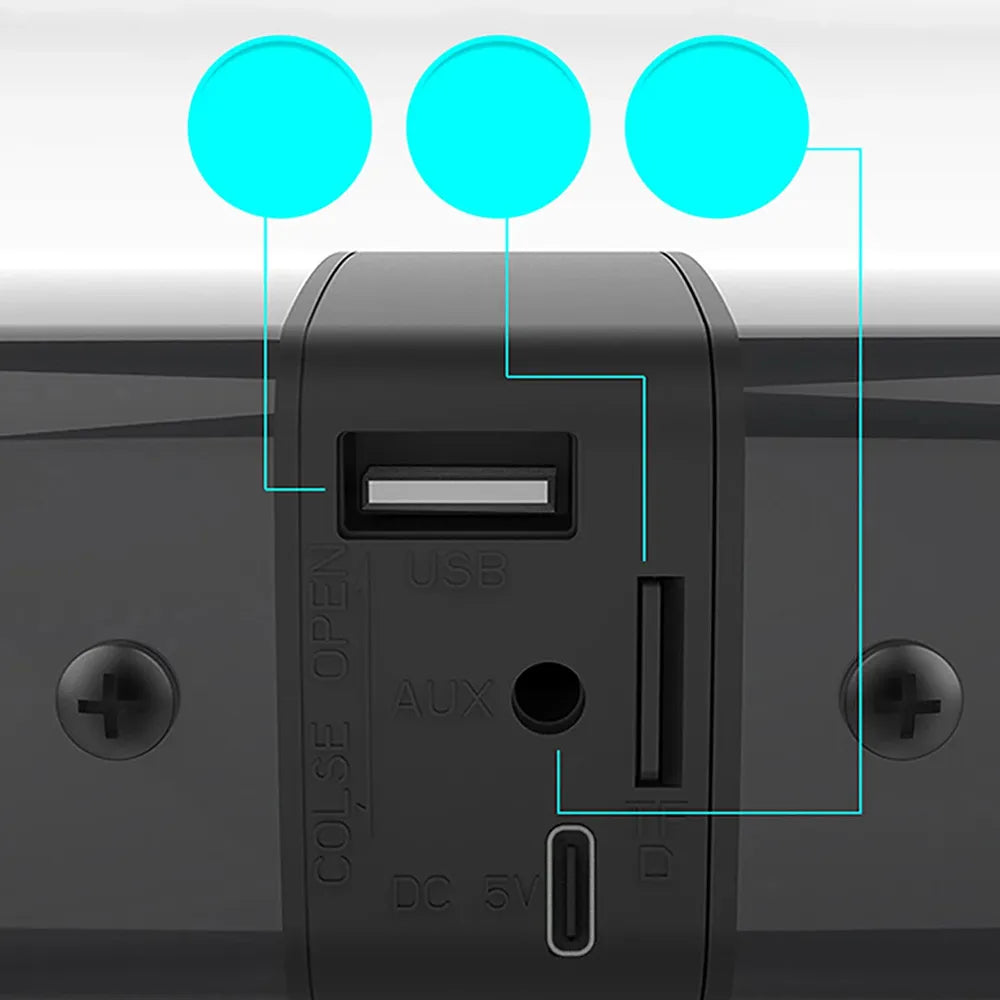 Garso juosta su nuimamu RGB garsiakalbiu televizoriui, USB, HDMI