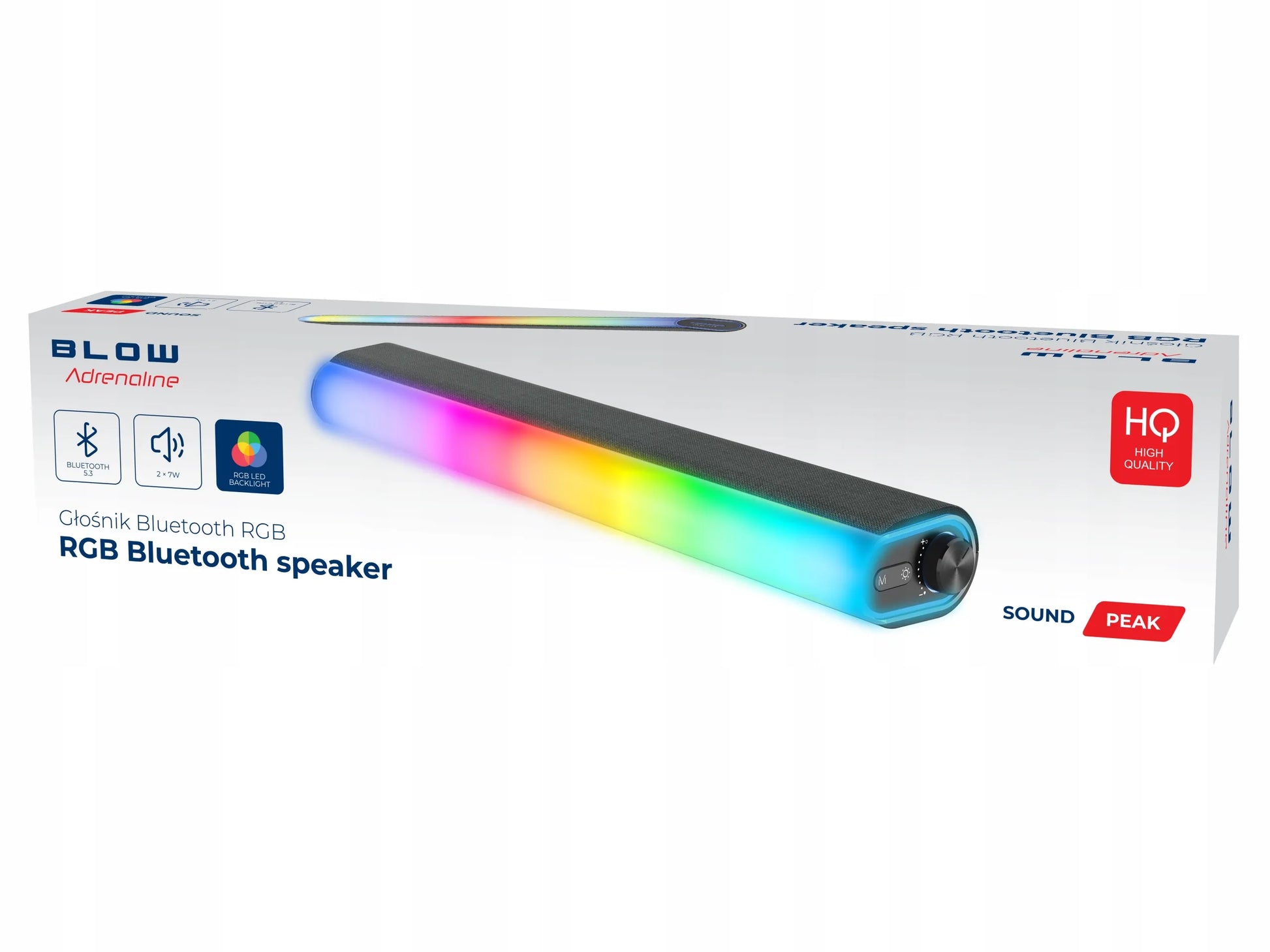 Garso kolonėlė SOUNDBAR žaidimams, kompiuterio kolonėlės, LED RGB, USB, 14W