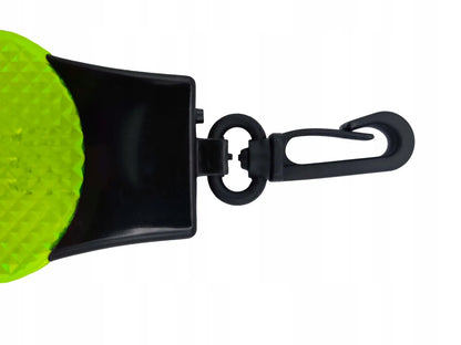 Geltonas LED atšvaitinis pakabukas „Refloactive“, 3 švietimo režimai