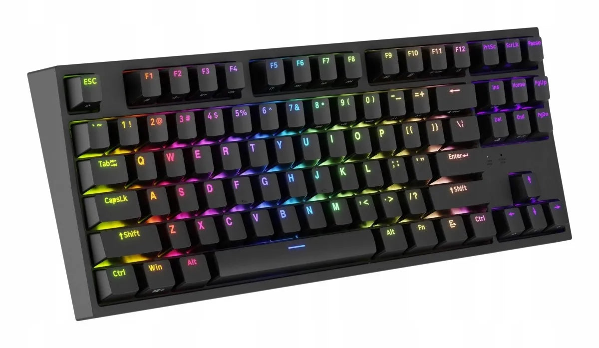GENESIS Thor 404 TKL mechaninė žaidimų klaviatūra, USB, QWERTY, amerikietiškas tarptautinis išdėstymas