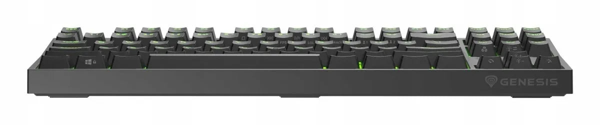 GENESIS Thor 404 TKL mechaninė žaidimų klaviatūra, USB, QWERTY, amerikietiškas tarptautinis išdėstymas