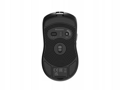 Genesis Zircon 500 belaidė žaidimų pelė, 10 000 DPI, juoda