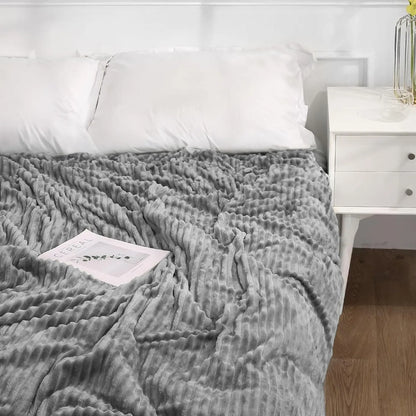 Gockowiak Anger elektrinis pledas, 160 × 180 cm, pilkas