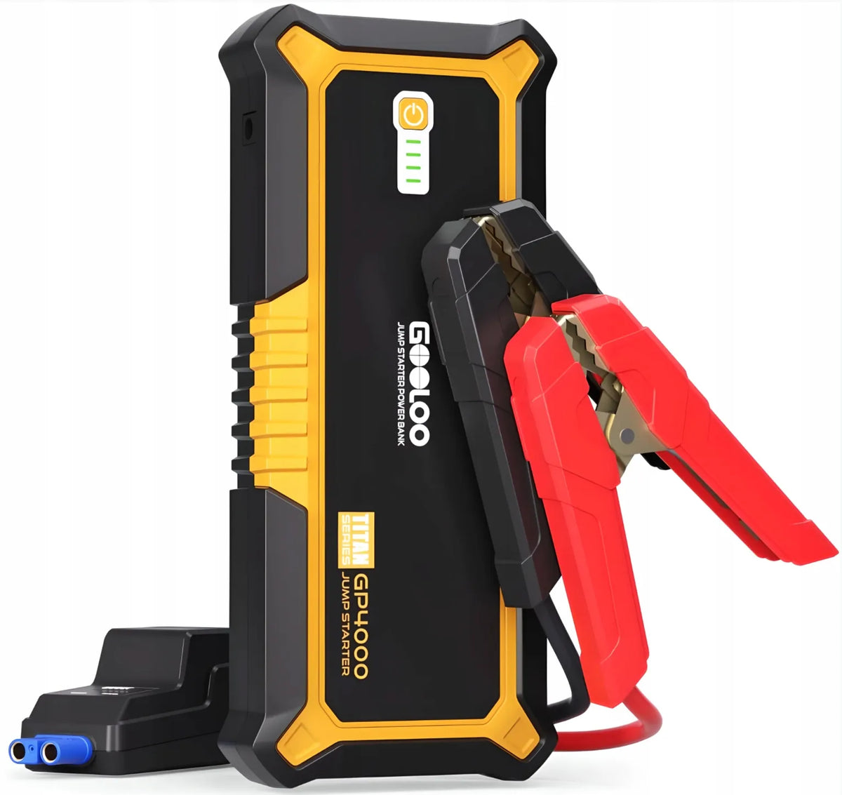 GOOLOO GP4000 4000 A automobilinis užvedimo įrenginys ir powerbankas