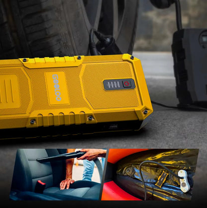 GOOLOO GP4000 PLUS automobilinis paleidimo įrenginys ir išorinė baterija, 4000 A, 20 000 mAh