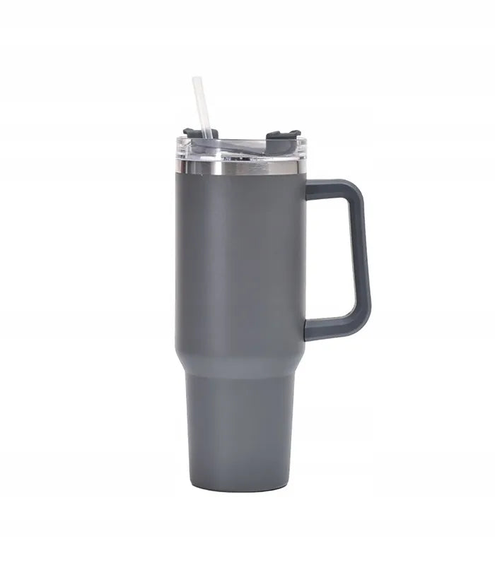 Gordon didelis termopuodelis su šiaudeliu, nerūdijantis plienas, XXL 1200 ml + šiaudelis