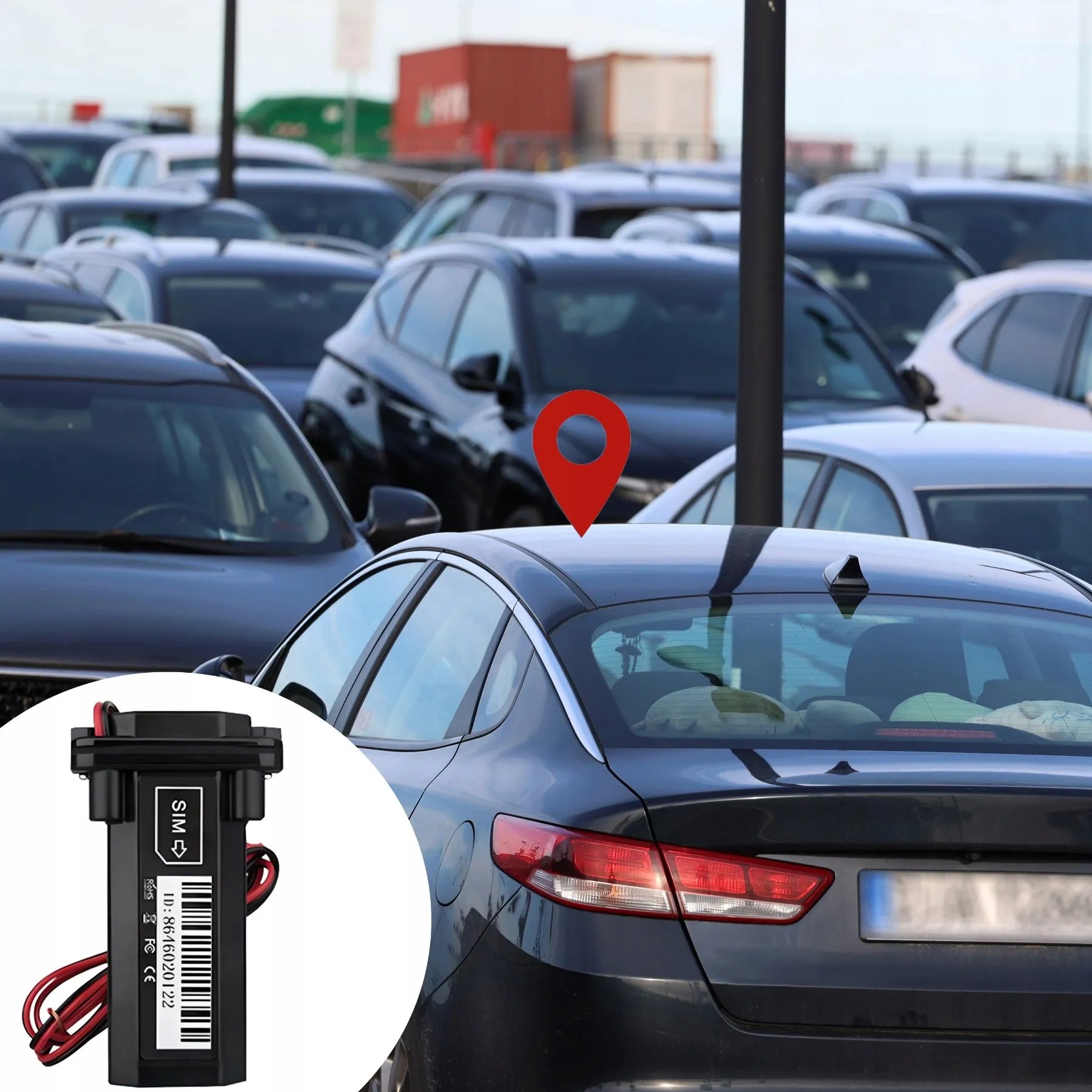 GPS LOKATORIUS AUTOMOBILIUI IR MOTOCIKLUI, STEBĖJIMO MODULIS, GSM/GPRS SEKIKLIS