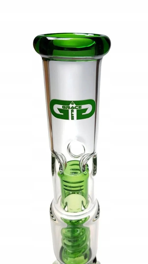 Grace Glass GG Green Beaker vandens pypkė 35 cm