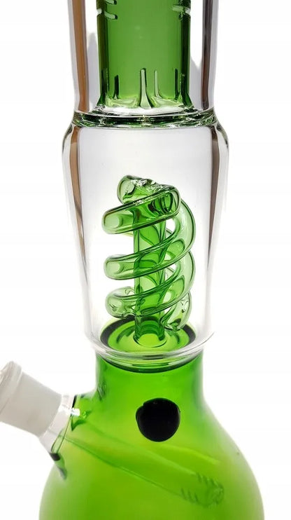 Grace Glass GG Green Beaker vandens pypkė 35 cm