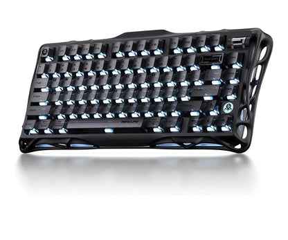 GravaStar Mercury K1 mechaninė klaviatūra, 75 %, Tri-Mode, RGB, Stealth Black