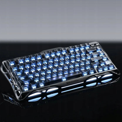 GravaStar Mercury K1 mechaninė klaviatūra, 75 %, Tri-Mode, RGB, Stealth Black