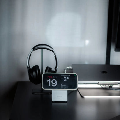 Greitas belaidis indukcinis „Spacecase“ „Qi2“ įkroviklis su „MagSafe“, skirtas „iPhone 16“, 17 ir 18