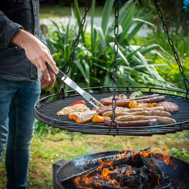 Grilio įrankių rinkinys, nerūdijančio plieno BBQ aksesuarai, 5 vnt.