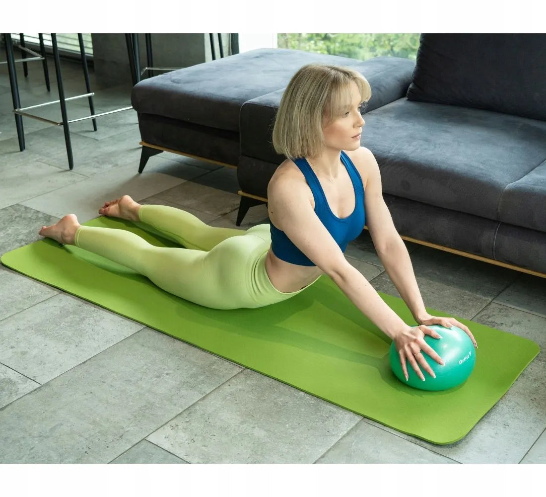 Guminis kamuolys fitneso, pilateso, jogos ir reabilitacijos pratimams, 20 cm, DrFit