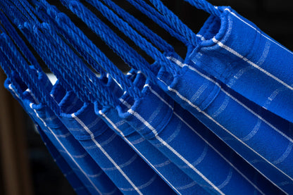 Hamakas su pirminiu aliuminio karkasu Potenza Cartago Blue, dvivietis