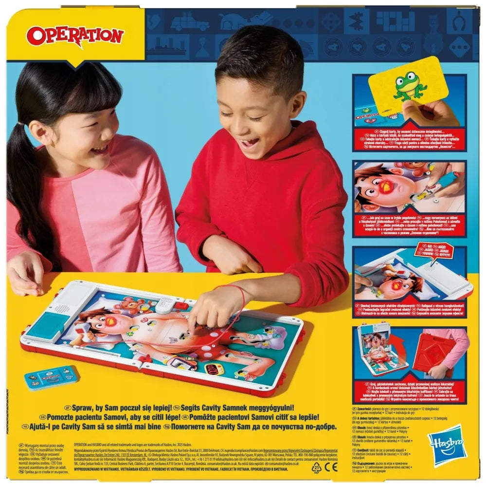 HASBRO „Operation“ – miklumo žaidimas lagaminėlyje G0951