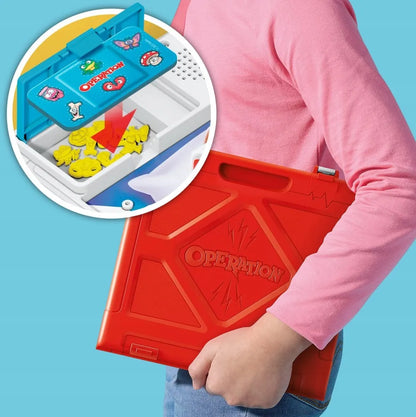 HASBRO „Operation“ – miklumo žaidimas lagaminėlyje G0951