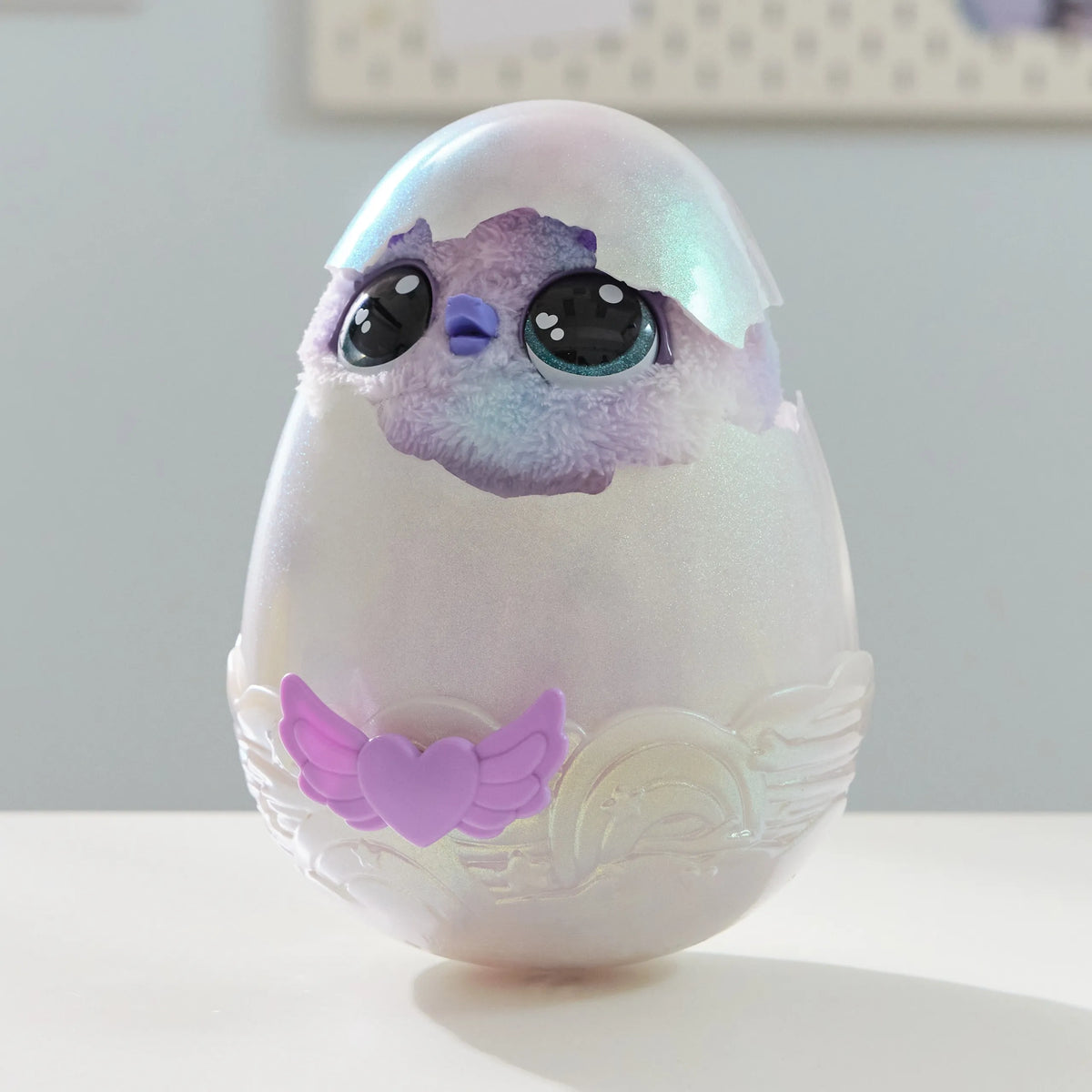 HATCHIMALS ALIVE MYSTERY PUFFICORN – interaktyvus staigmenos kiaušinis Misty arba Snowy