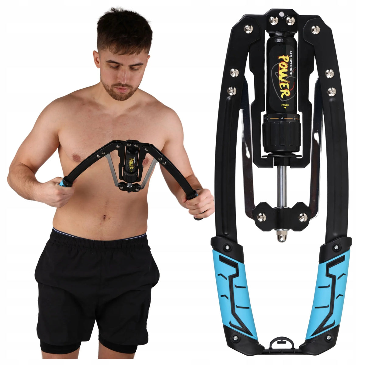 Hidraulinis krūtinės ir rankų treniruoklis Fit4Med, reguliuojamas 10-200 kg