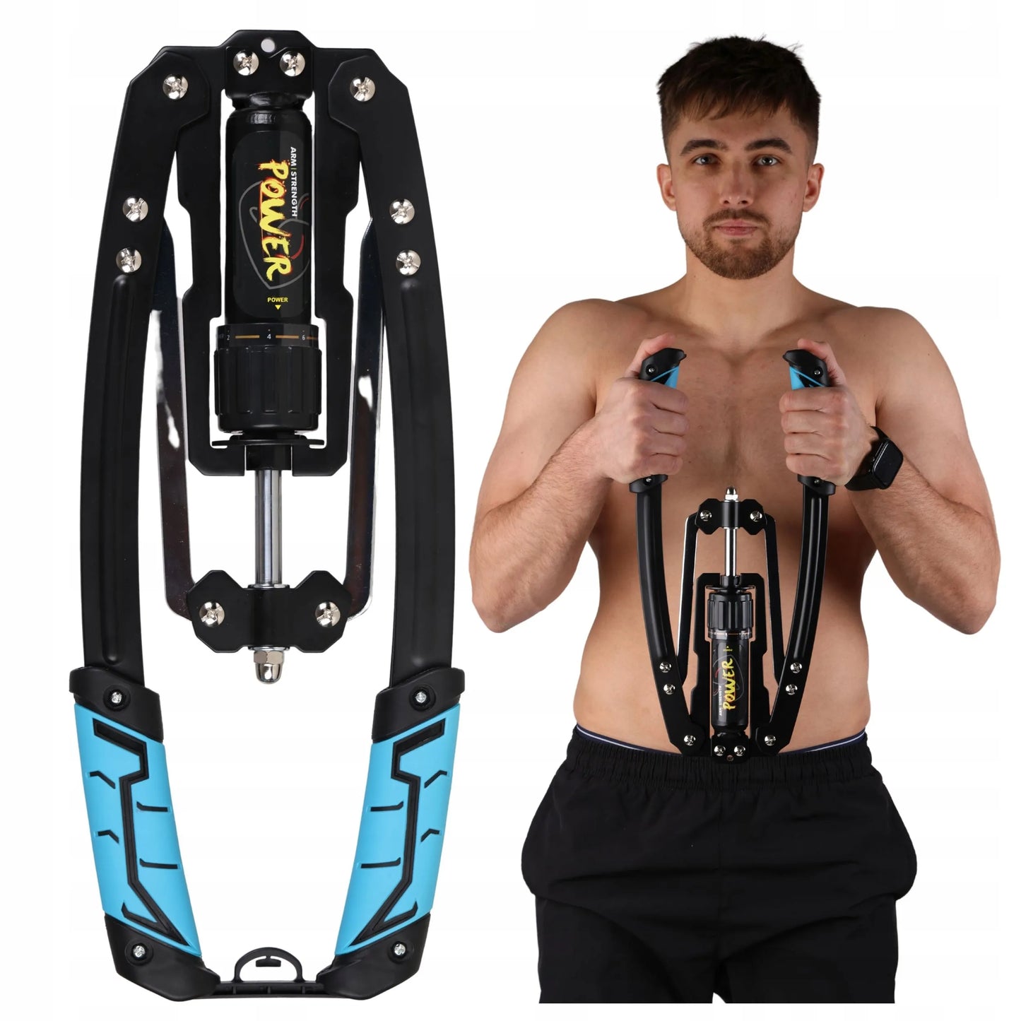 Hidraulinis krūtinės ir rankų treniruoklis Fit4Med, reguliuojamas 10-200 kg