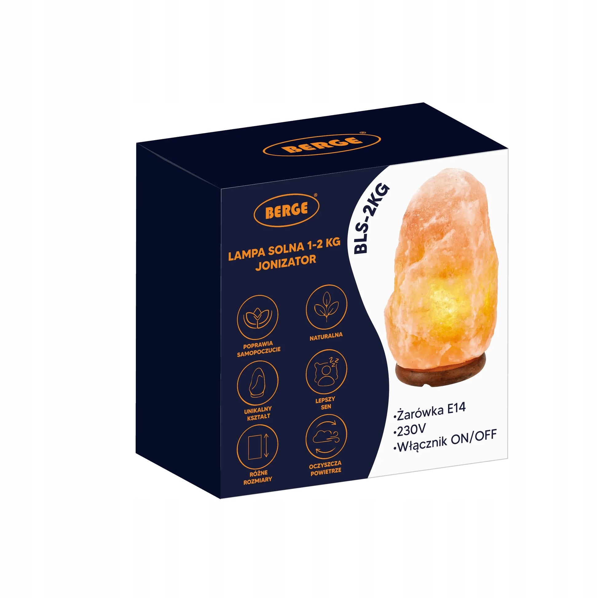 Himalajų druskos lempa 1–2 kg, jonizatorius, naktinė lempa biurui, paruoštas rinkinys
