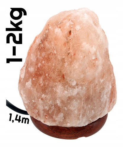 Himalajų Druskos Lempa 1–2 kg Naktinė Lempa