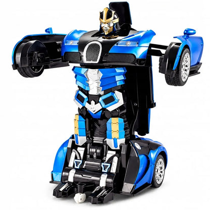 HollaKids „Bugatti“ automobilis-robotas 2 viename, nuotolinis valdymas, pultelis, USB įkrovimas, akumuliatorius