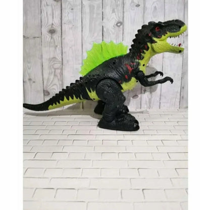 HollaKids interaktyvus T-Rex dinozauras XXL – šviečia, riaumoja, juda ir skleidžia garus