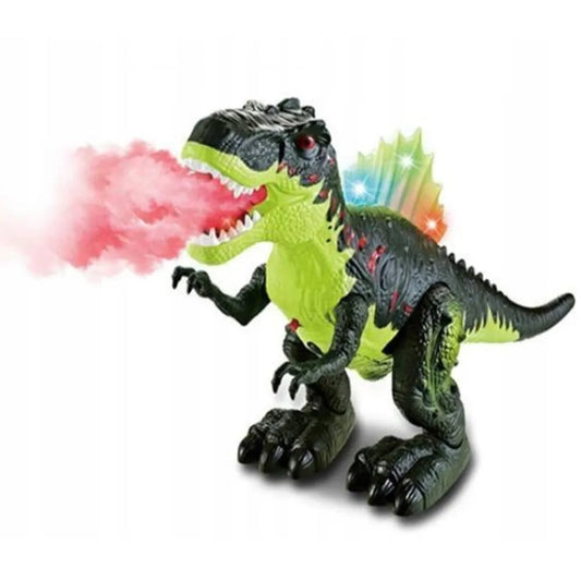 HollaKids interaktyvus T-Rex dinozauras XXL – šviečia, riaumoja, juda ir skleidžia garus