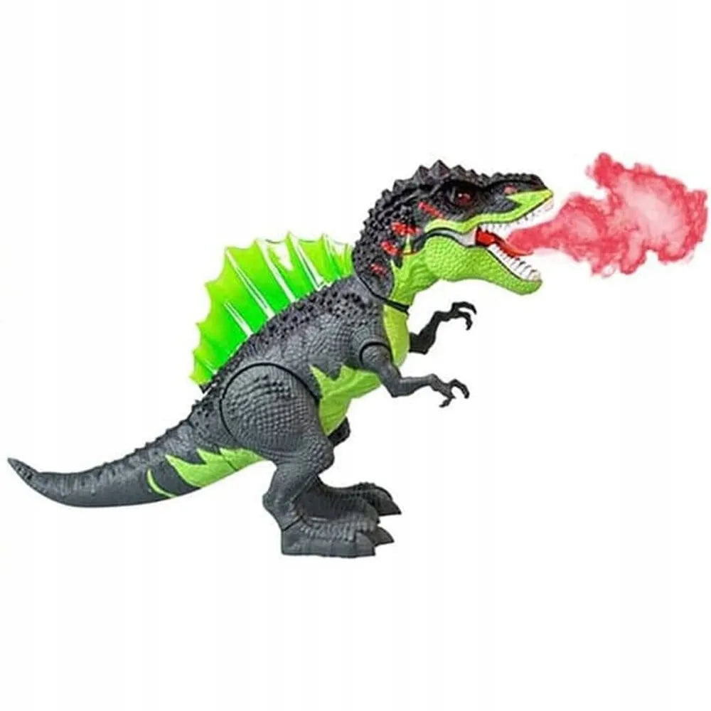 HollaKids interaktyvus T-Rex dinozauras XXL – šviečia, riaumoja, juda ir skleidžia garus