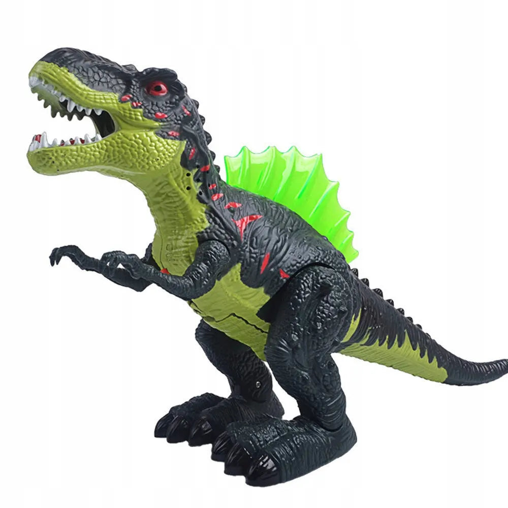 HollaKids interaktyvus T-Rex dinozauras XXL – šviečia, riaumoja, juda ir skleidžia garus