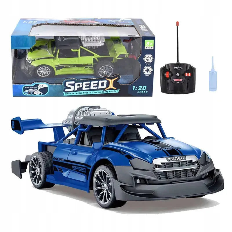 HollaKids „SPEED I“ nuotoliniu būdu valdomas automobilis su garų efektu ir LED žibintais