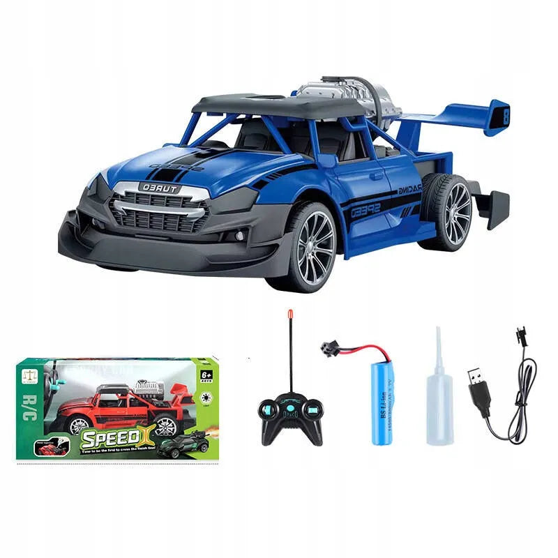 HollaKids „SPEED I“ nuotoliniu būdu valdomas automobilis su garų efektu ir LED žibintais