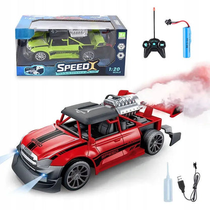 HollaKids „SPEED I“ nuotoliniu būdu valdomas automobilis su garų efektu ir LED žibintais