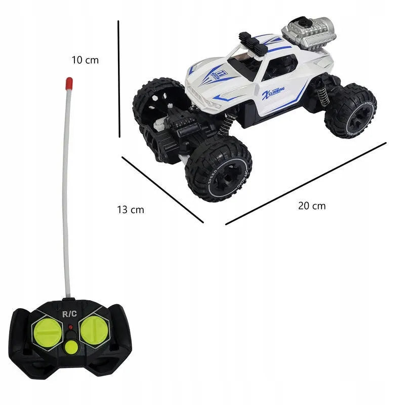 HollaKids Spray Climber nuotoliniu būdu valdomas visureigis su dūmų efektu, šviesomis ir pulteliu