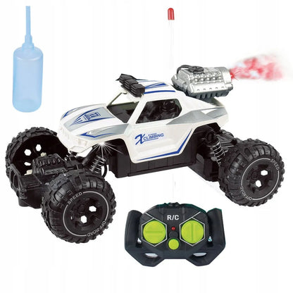 HollaKids Spray Climber nuotoliniu būdu valdomas visureigis su dūmų efektu, šviesomis ir pulteliu