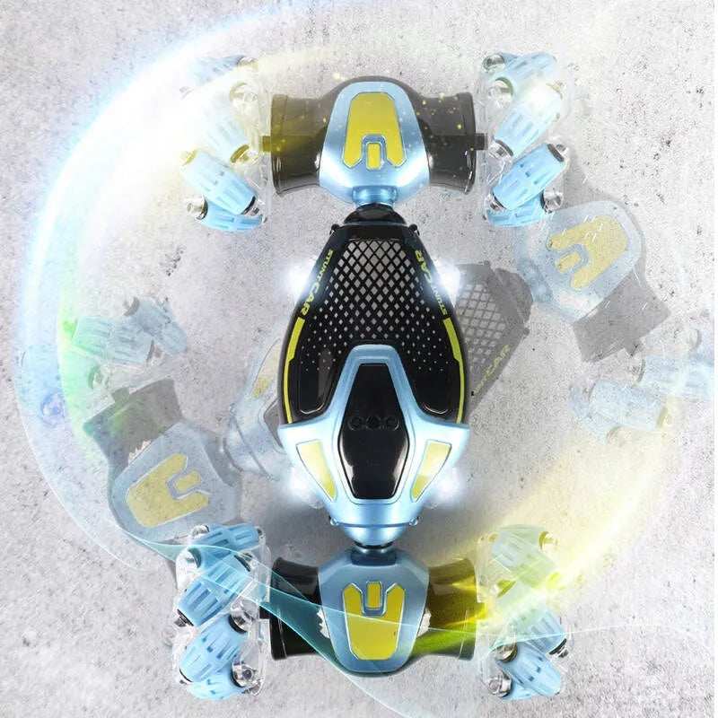 HollaKids „Twister Drift“ nuotoliniu būdu valdomas 4x4 automobilis su gestų valdymu ir LED šviesomis