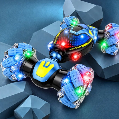 HollaKids „Twister Drift“ nuotoliniu būdu valdomas 4x4 automobilis su gestų valdymu ir LED šviesomis