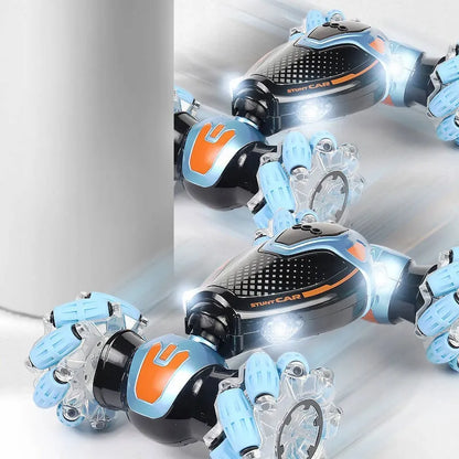 HollaKids „Twister Drift“ nuotoliniu būdu valdomas 4x4 automobilis su gestų valdymu ir LED šviesomis