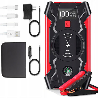 Homkel galingas automobilinis užvedimo įrenginys ir išorinė baterija, 12 V, 20 000 mAh