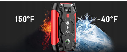 Homkel galingas automobilinis užvedimo įrenginys ir išorinė baterija, 12 V, 20 000 mAh