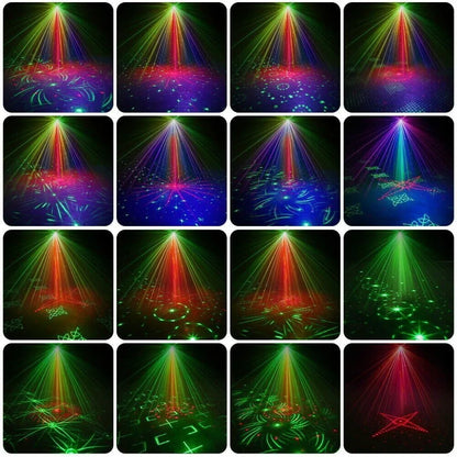 Homkel PROJEKTOR DISCO lazerinis disko rutulys su nuotolinio valdymo pulteliu, muzikiniu režimu ir RGB LED 8W