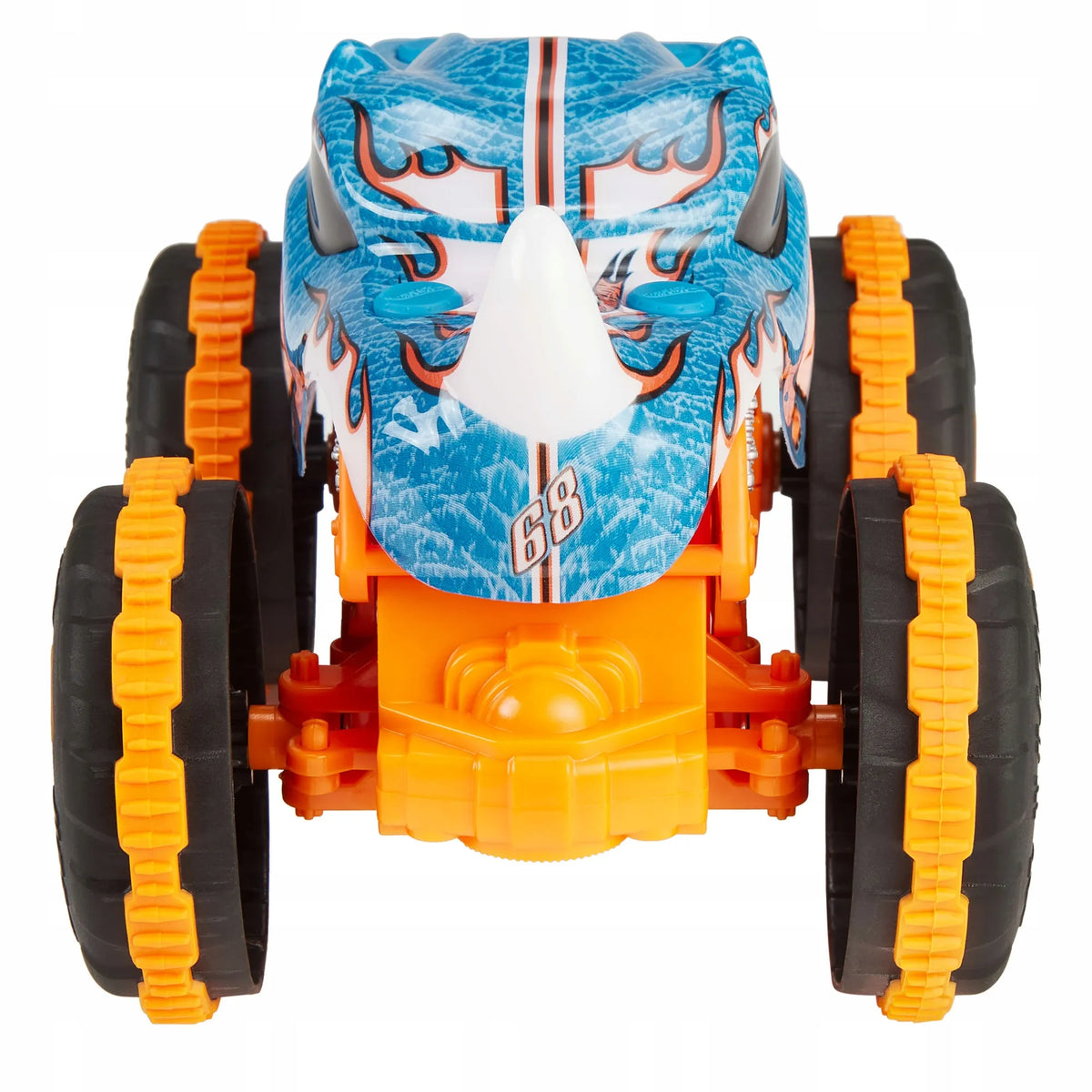 „Hot Wheels Monster Trucks Rhinomite RC“ nuotoliniu būdu valdomas raganosio formos automobilis