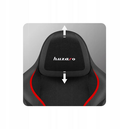 „Huzaro Force 4.6 Carbon“ žaidimų krėslas su reguliavimu ir juosmens atrama
