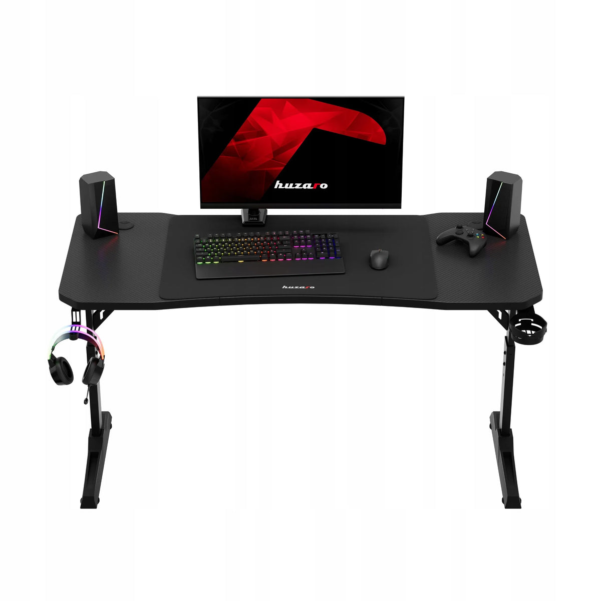 Huzaro Hero 3.6 Black žaidimų stalas kompiuteriui