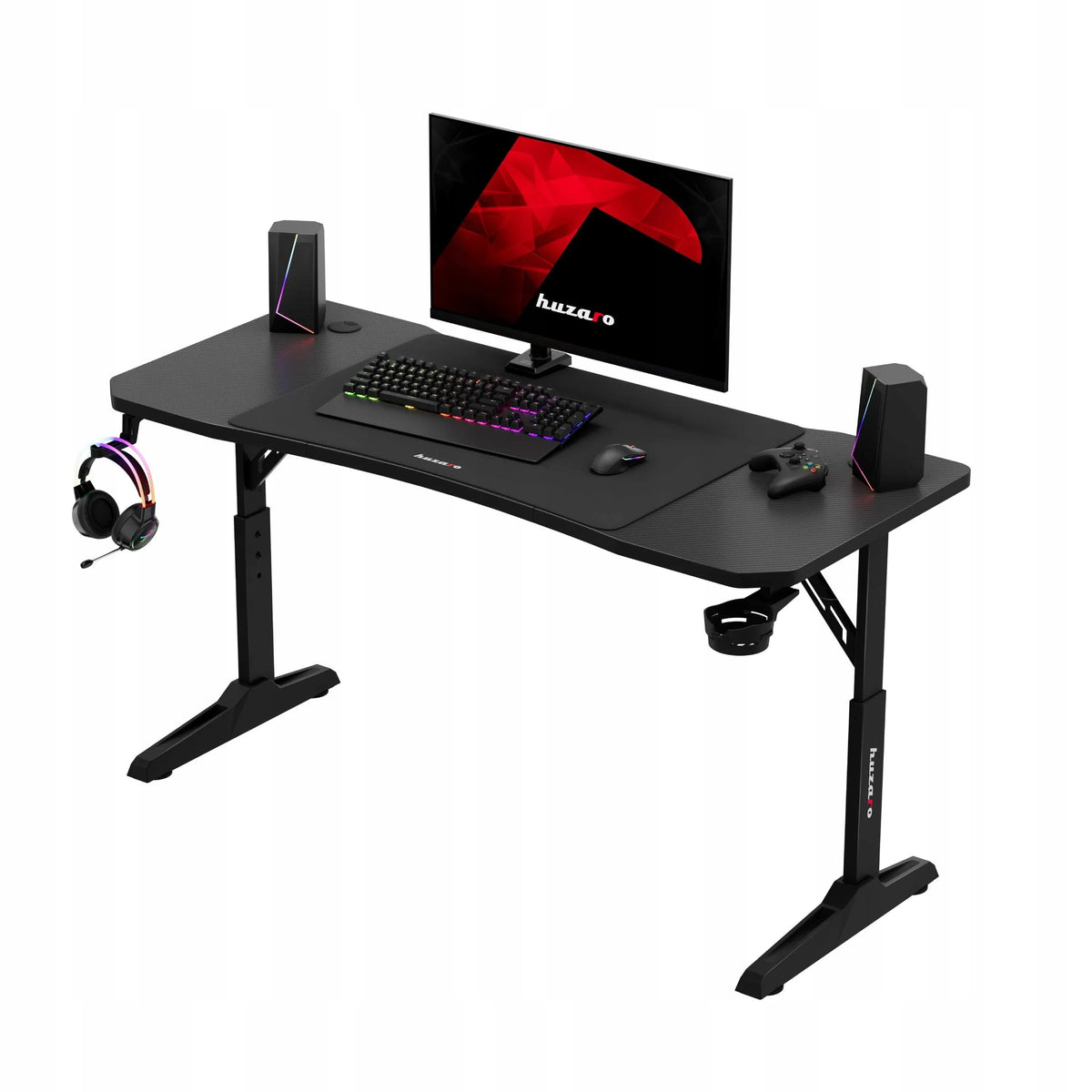 Huzaro Hero 3.6 Black žaidimų stalas kompiuteriui