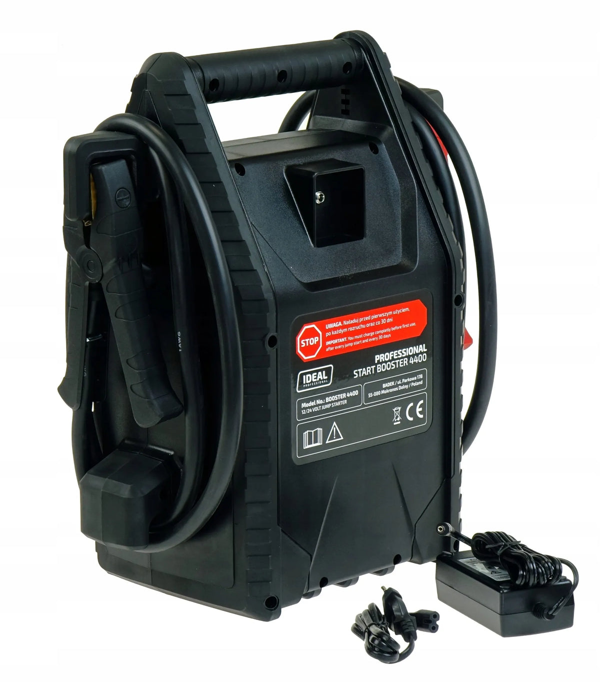 IDEAL BOOSTER 4400 automobilio paleidimo įrenginys, 12/24 V, 230 V