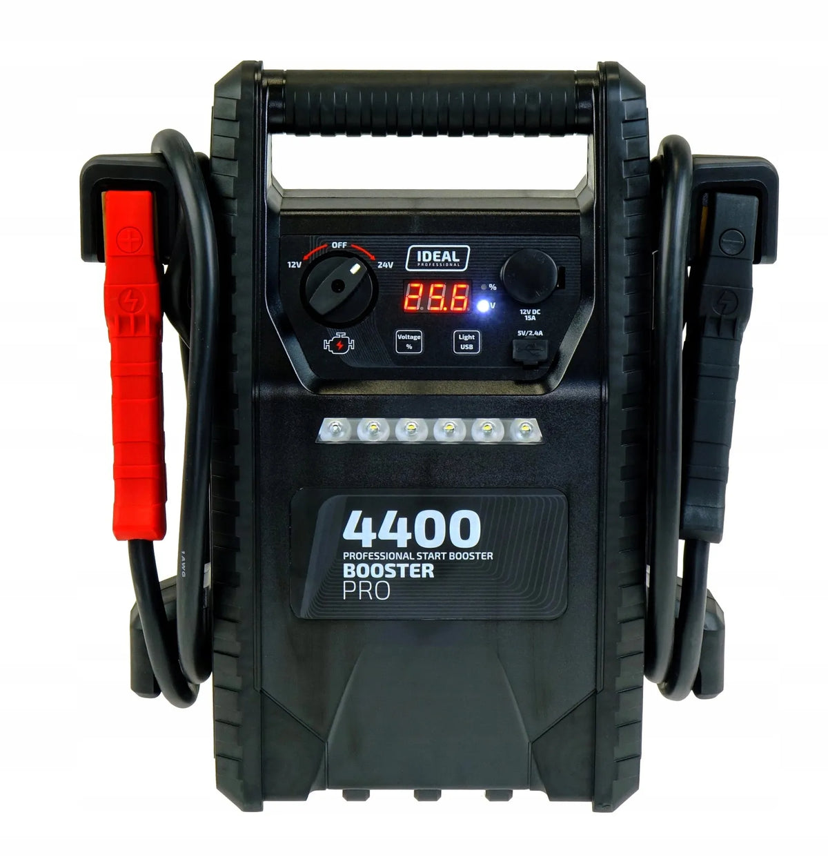 IDEAL BOOSTER 4400 automobilio paleidimo įrenginys, 12/24 V, 230 V